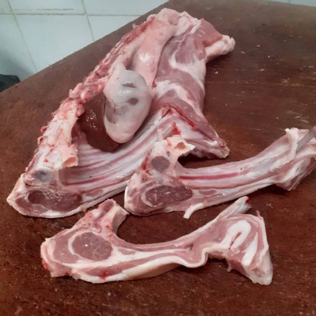 carne de carniceria cortada