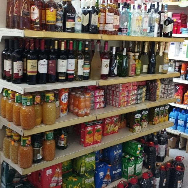 imagen de bebidas en tienda